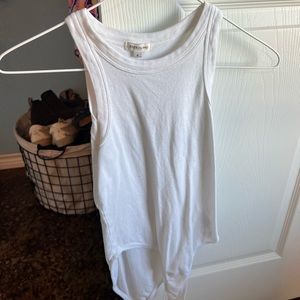 White tank body suit